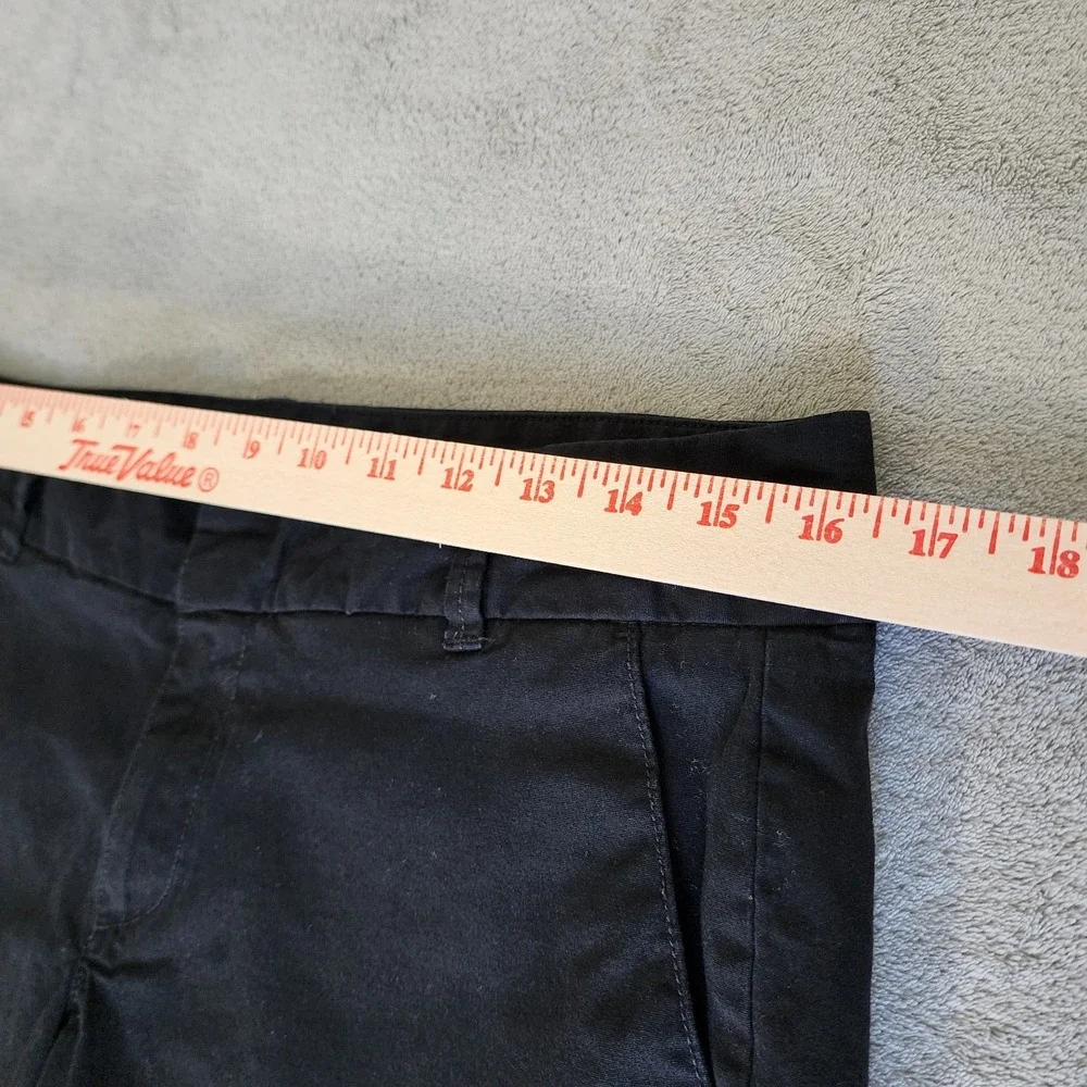 J Crew Women's‎ Shorts Black Frankie Stretch Size 6 Chino